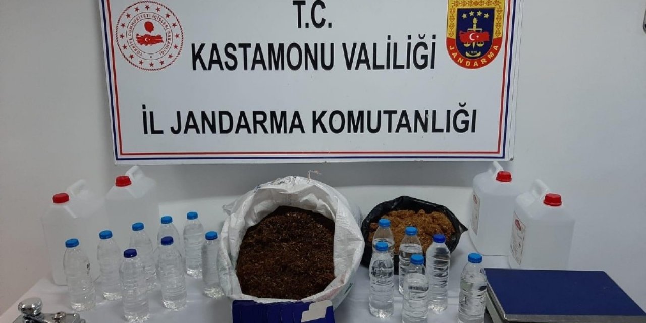 Jandarma Ekiplerinden Sahte Alkol Operasyonu