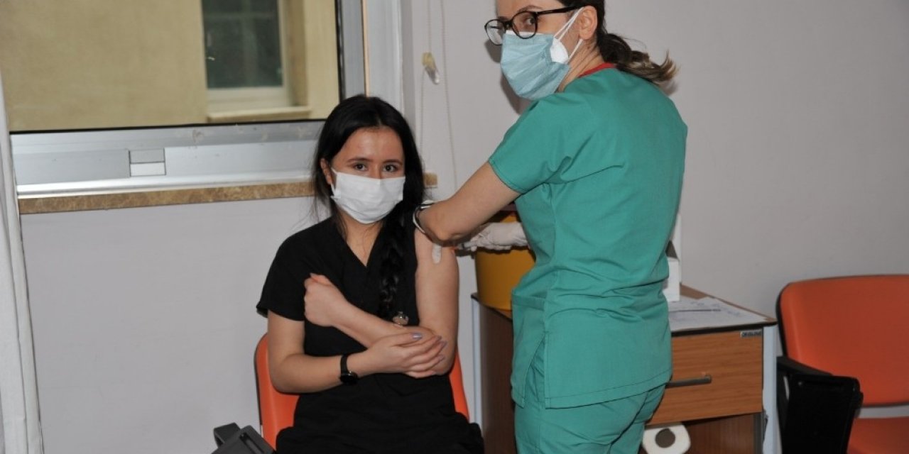 Baün Hastanesinde Covid 19 Aşılama Programı Başladı