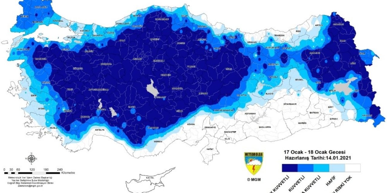 Meteorolojiden Bursa İçin Ziraî Don Uyarısı