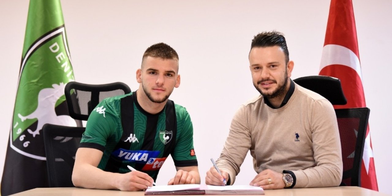 Denizlispor, Altyapıdan Veton Tusha İle Profesyonel Sözleşme İmzaladı