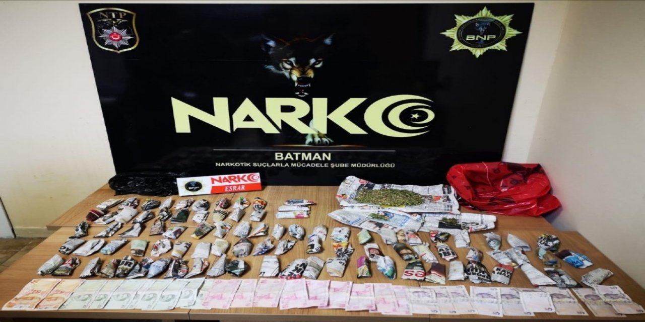 Batman’da Uyuşturucu Operasyonu: 5 Kişi Tutuklandı