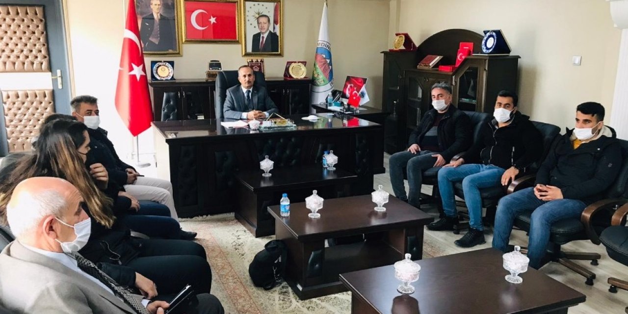 Başkan Saklı Gazetecilerle Bir Araya Geldi