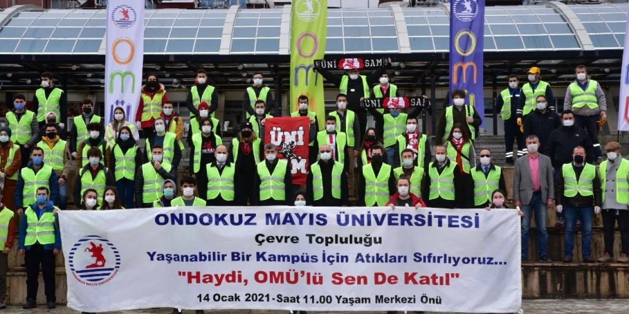 Rektör Ünal, Öğrencilerle Daha Temiz Doğa İçin Çöp Topladı
