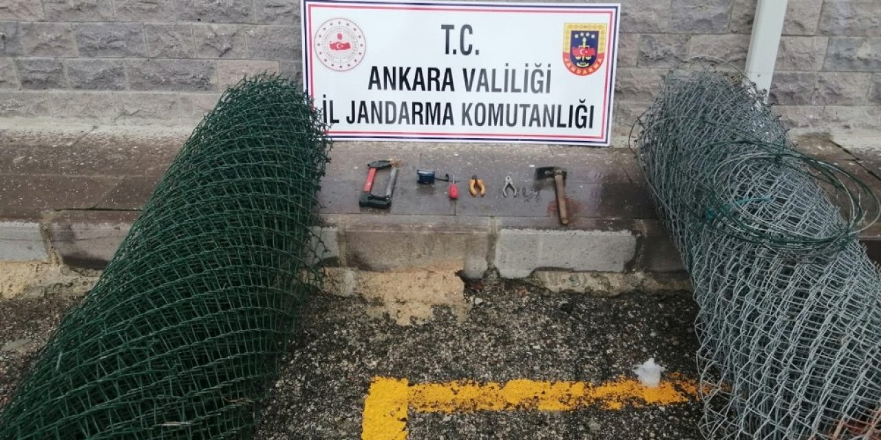 Tel Örgü Hırsızları Yakalandı
