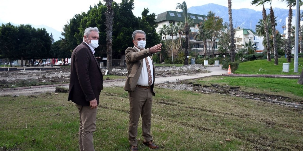 Kemer Belediyesi’nden Park Çalışmaları