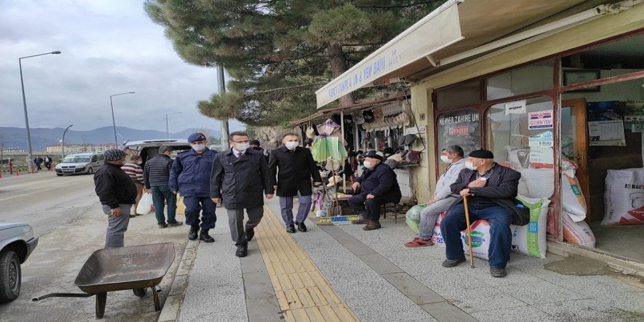 Kaymakam Akpay’dan Korona Virüs Denetimi