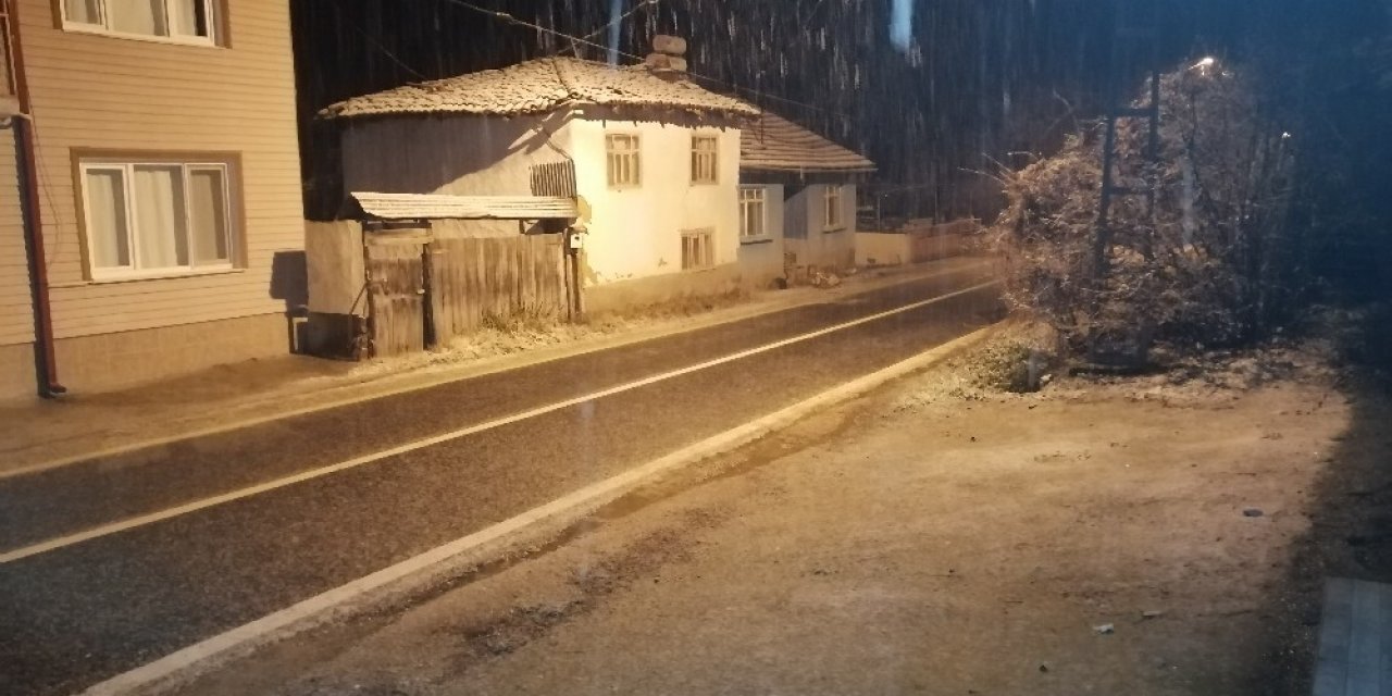 Bilecik’e Yılın İlk Karı Yağdı