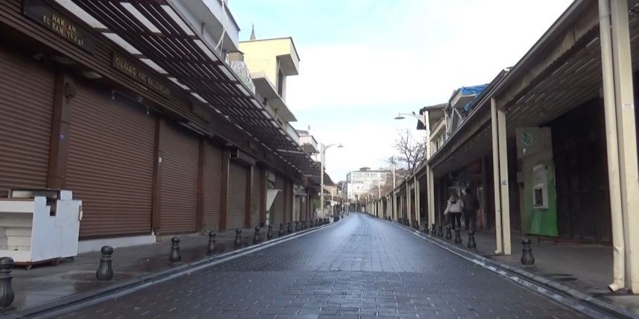 Gaziantep Sokaklarında Kısıtlama Sessizliği
