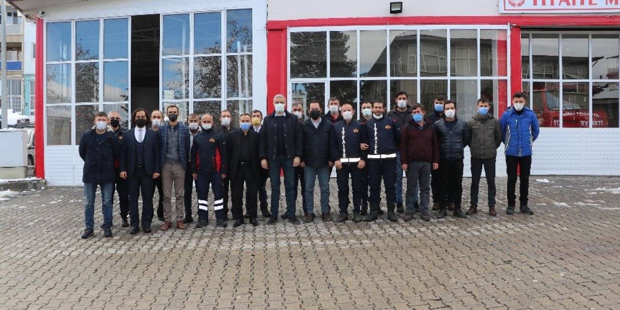 İtfaiye Personeline ‘temel Eğitim Sertifikası’