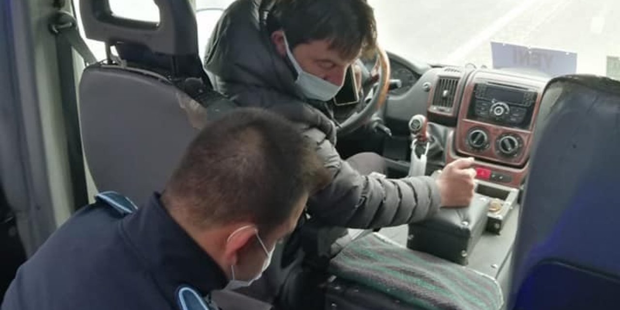 Zabıta Müdürlüğünden Halk Dolmuşlarında Denetim