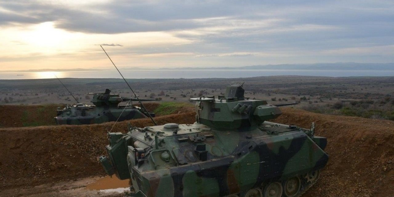 Milli Savunma Bakanlığı’ndan Zırhlı Muharebe Aracı Atış Tatbikatı
