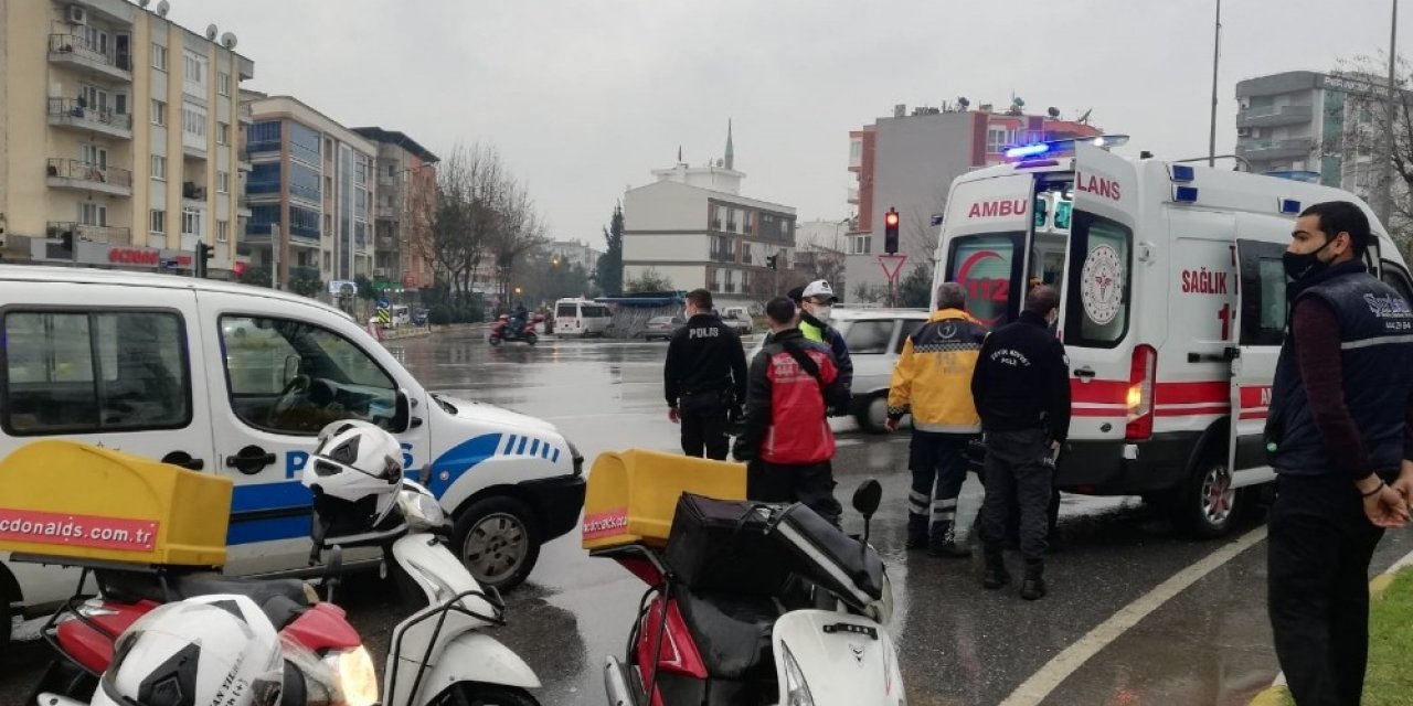 Yağış Kazaya Sebep Oldu: 1 Yaralı