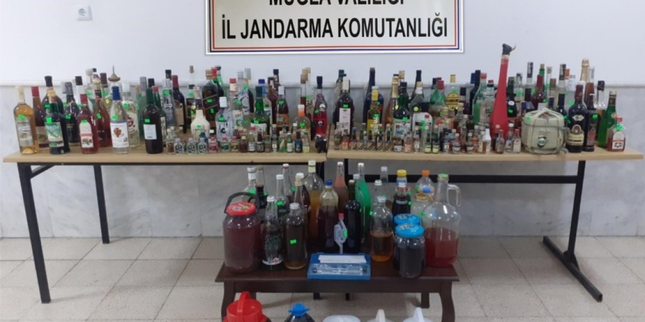 Datça’da Kaçak İçki Operasyonu