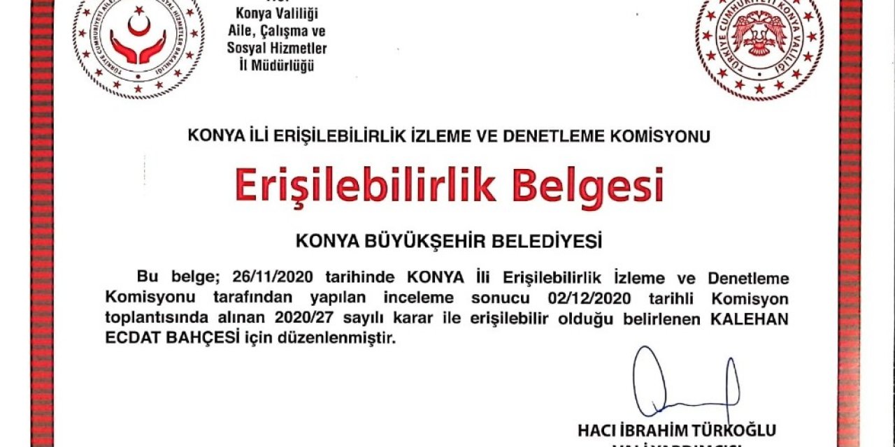 Konya Büyükşehir’den Türkiye’ye Örnek Proje