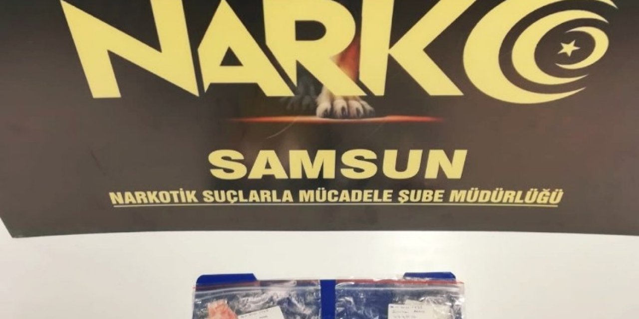 Samsun’da Yolcu Otobüsünden İnen Şahıs Uyuşturucuyla Yakalandı