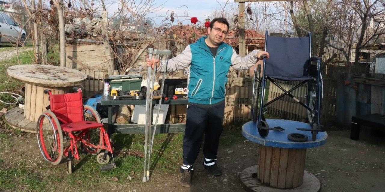 Hurda Durumundaki Tekerlekli Sandalyeleri, Yeni Hayatlarla Buluşturuyor