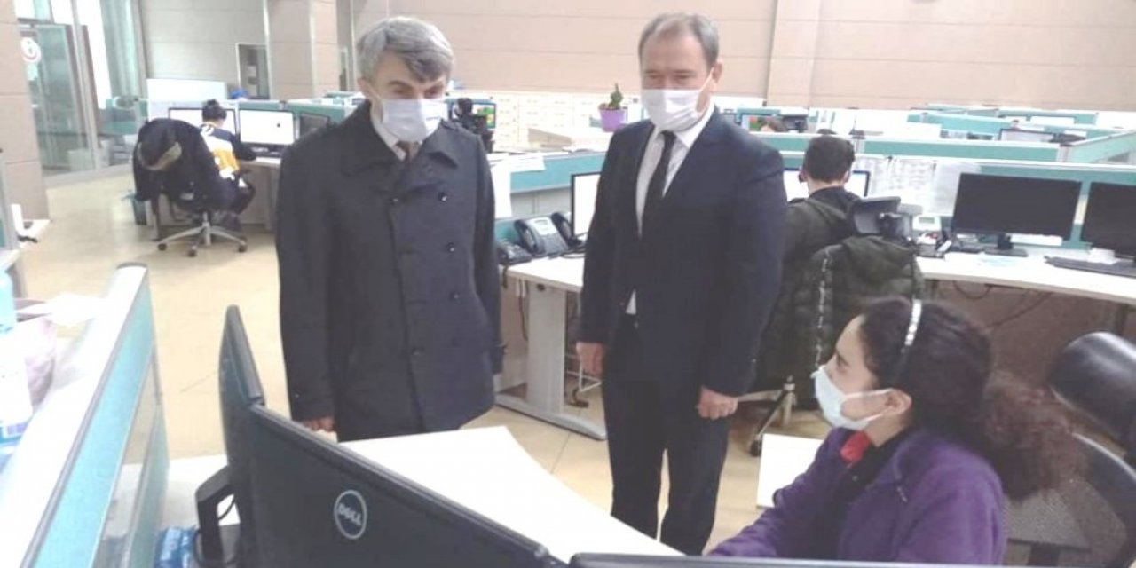Rektör Uysal, 112 Acil Çağrı Merkezini Ziyaret Etti