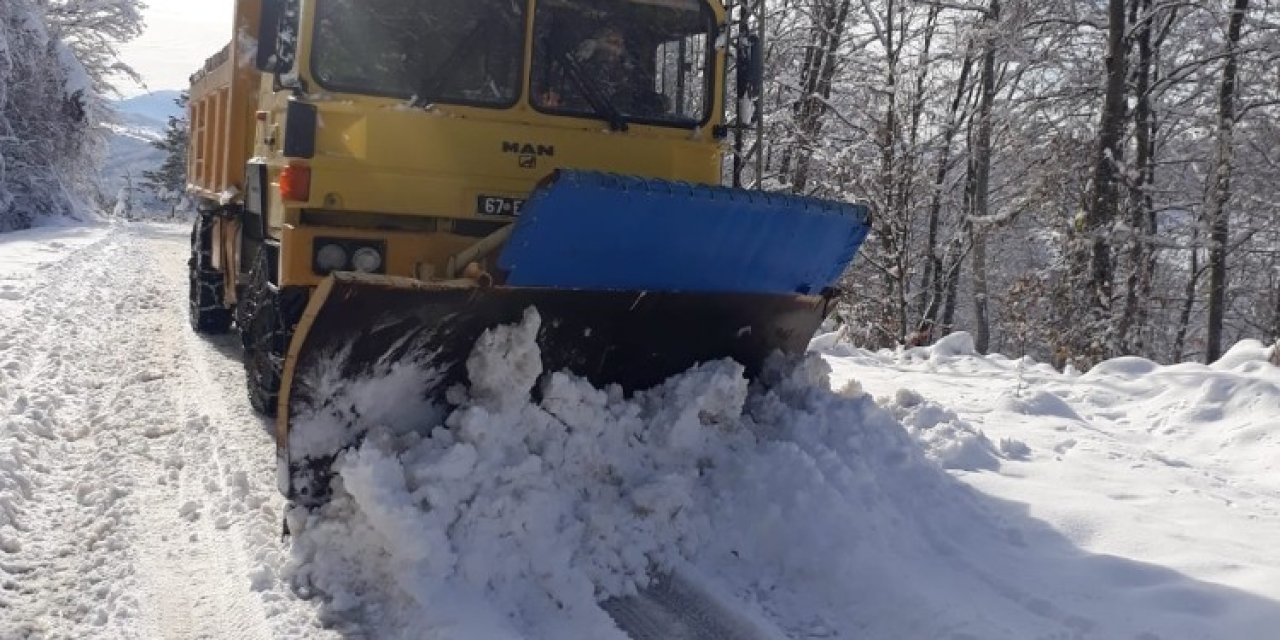 Zonguldak’ta 255 Köy Yolu Ulaşıma Kapandı