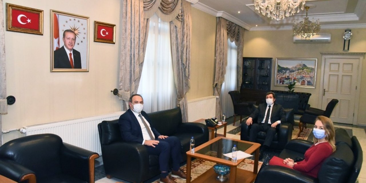 Yatağan Termik Enerji Genel Müdürü Korhan Tiryaki, Vali Tavlı’yı Ziyaret Etti