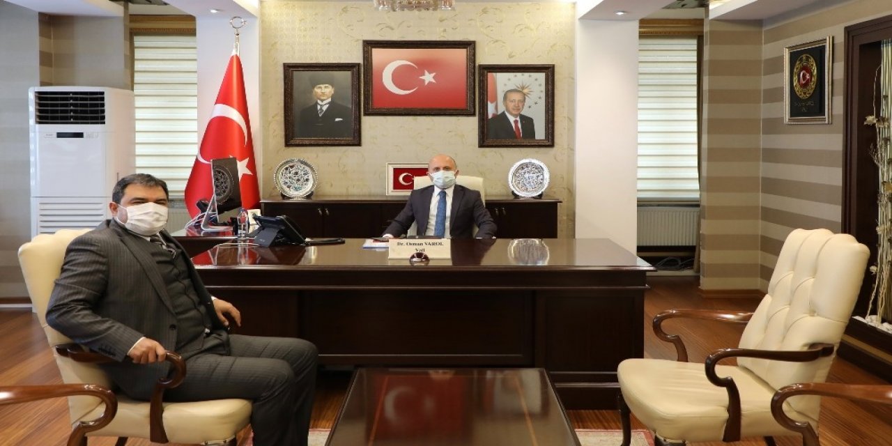Diyadin Kaymakamı Balcı, Vali Varol’u Ziyaret Ederek Görevine Başladı
