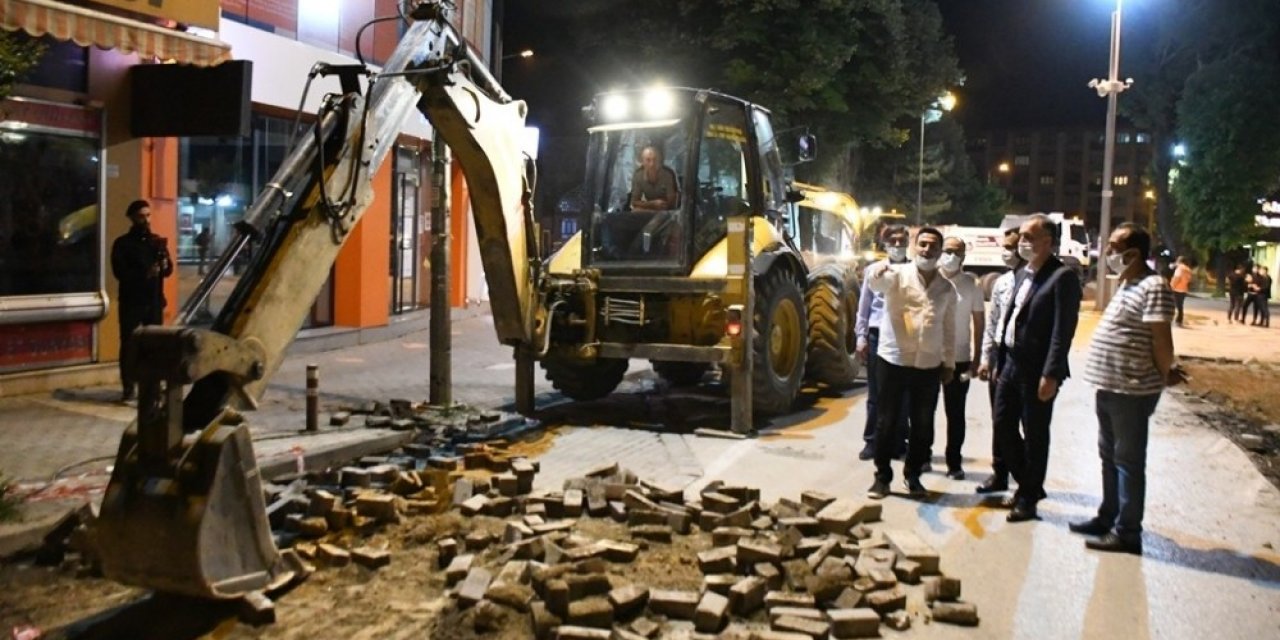 İnegöl Yollarına Makyaj