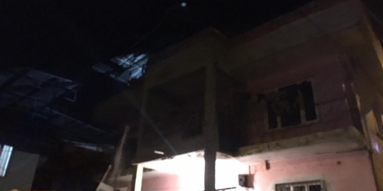 Çıkan Yangında Suriyeli Aile Evsiz Kaldı