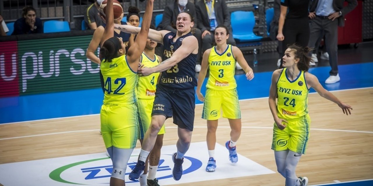 Kadınlar Euroleague: Zvvz Usk Prag: 70 - Fenerbahçe: 99