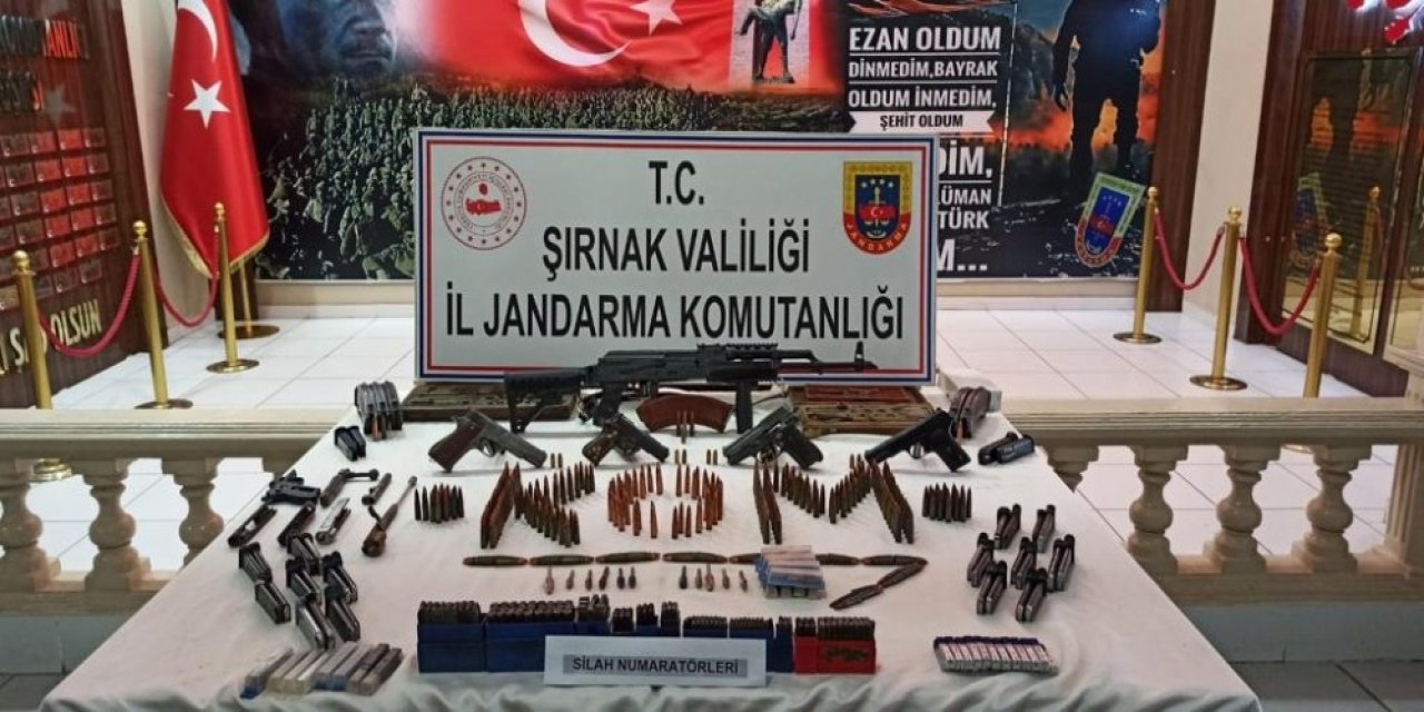 Şırnak’ta Mühimmat Ele Geçirildi