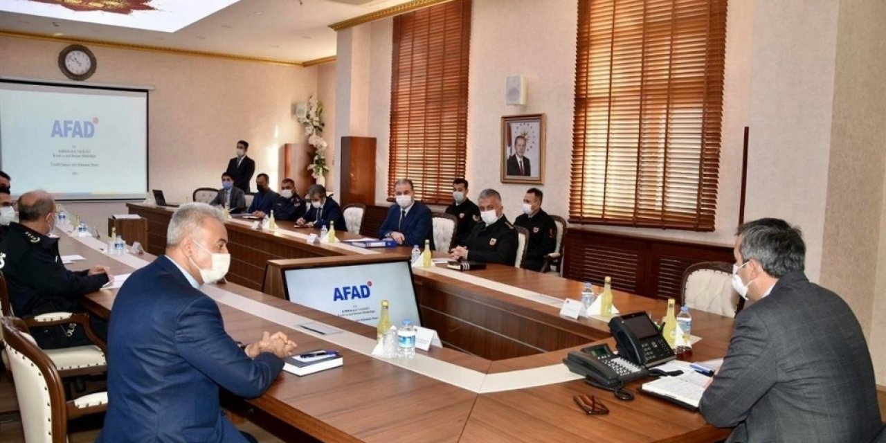 Kırıkkale’nin İl Afet Müdahale Planı Değerlendirildi
