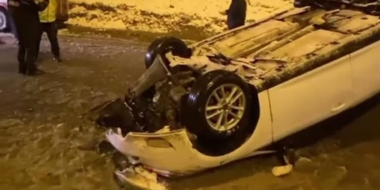 Batman’da Kar Ve Buzlanma Kazaya Neden Oldu