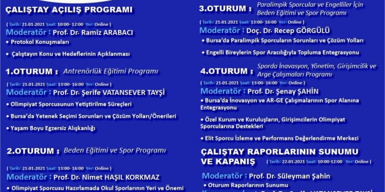 Bursa’da Spor Ve Egzersiz Çalıştayı
