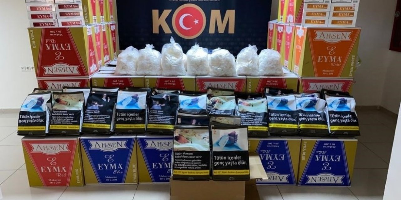 Nevşehir’de 670 Bin Adet Makaron, 30 Kilo Tütün Ele Geçirildi