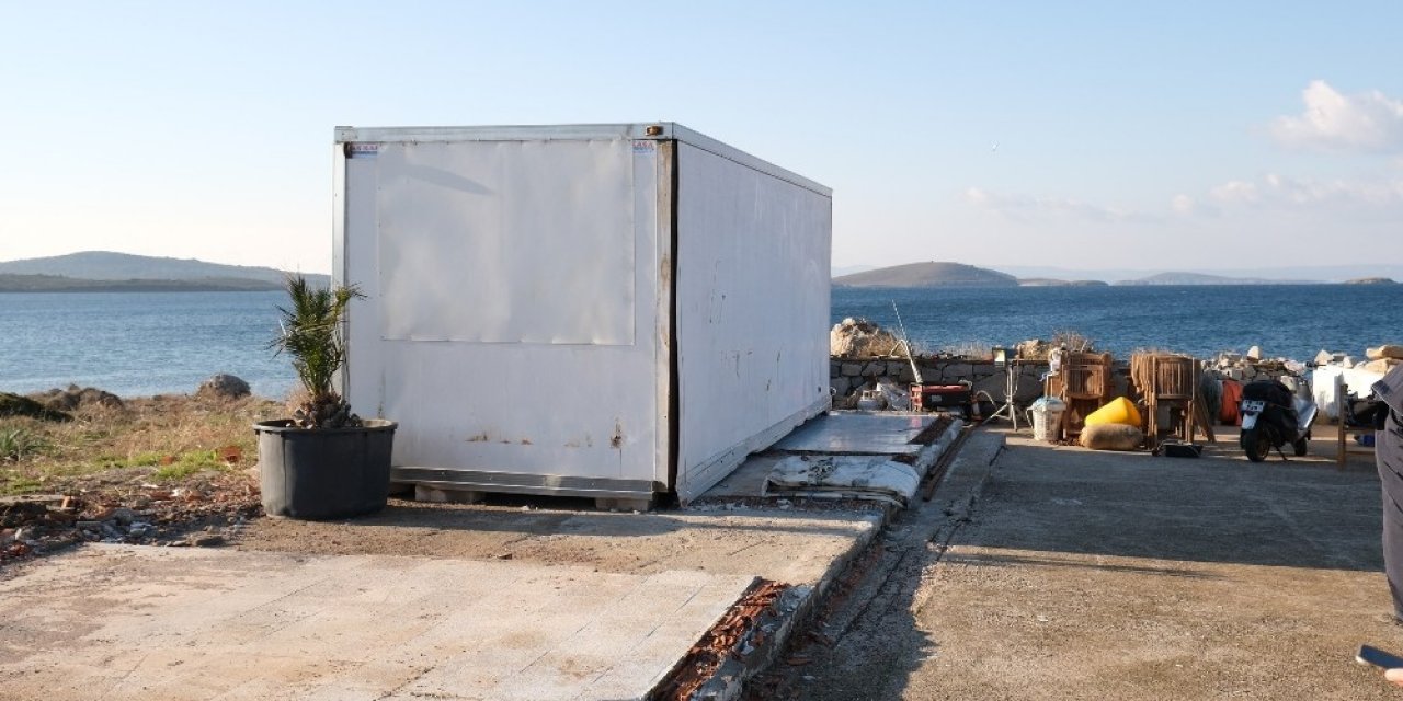 Tabiat Parkındaki Kaçak Binalara Dronlu Baskın