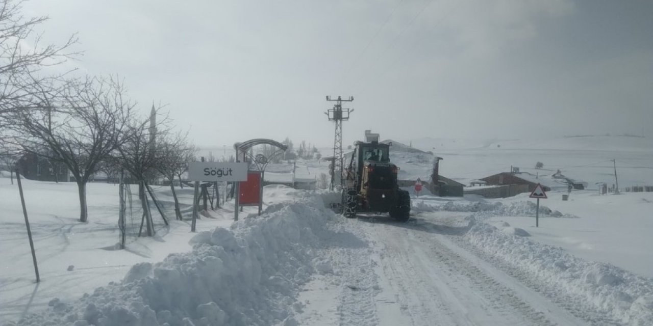 Malatya’da Kar Nedeniyle 698 Mahalle Yolunu Ulaşıma Açtı