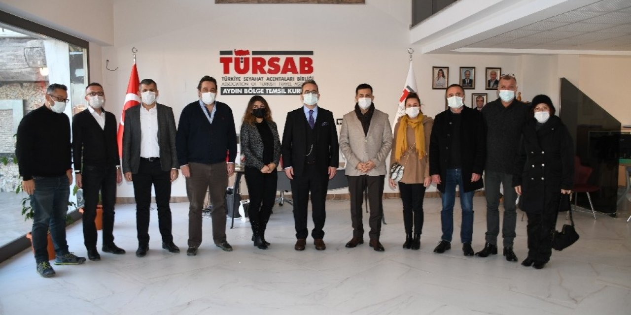Chp’li Tezcan Türsab Aydın Bölgesel Temsul Kurulu’nu Ziyaret Etti