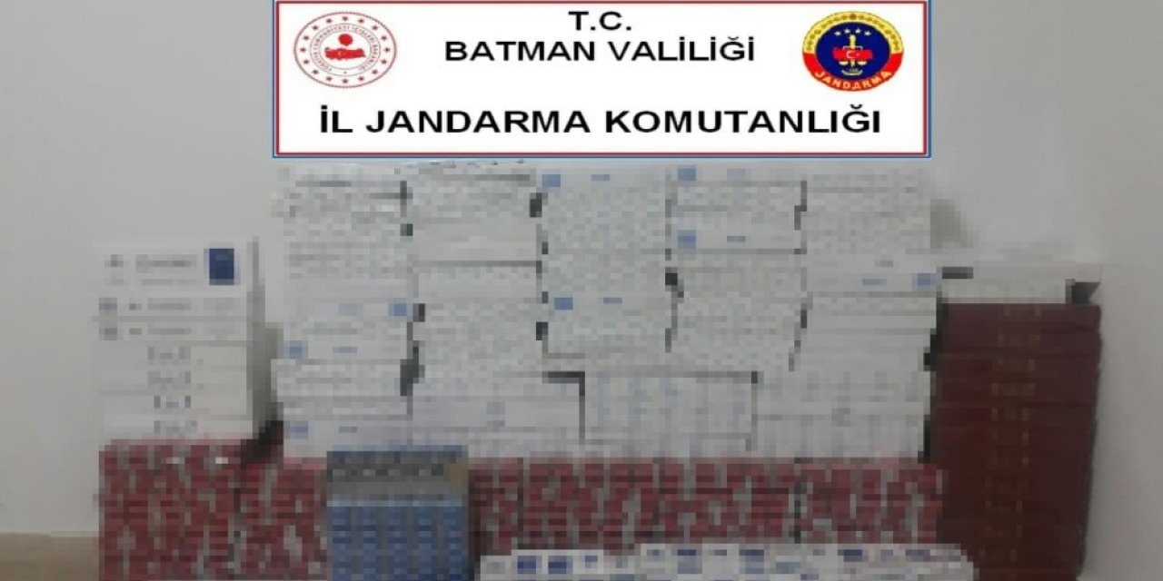 Batman’da 2 Bin 567 Paket Kaçak Sigara Ele Geçirildi