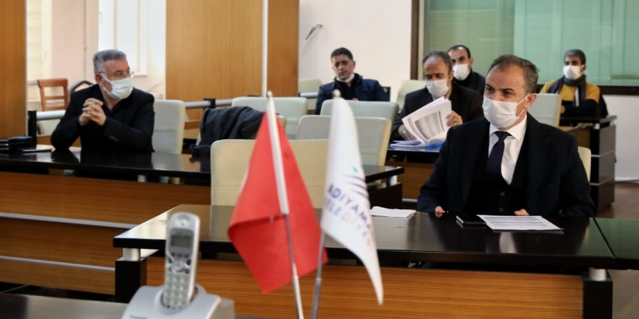 Adıyaman Belediyesi’nde Değerlendirme Toplantısı