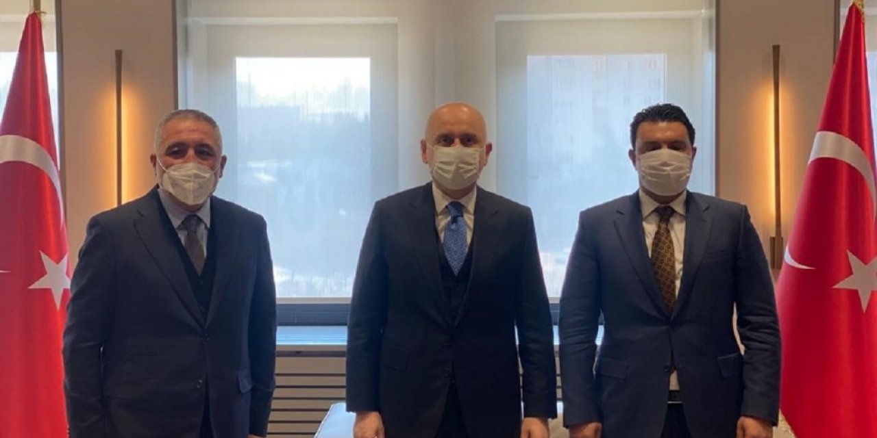 Osb Başkanı Şimşek Bakan Karaismailoğlu İle Görüştü