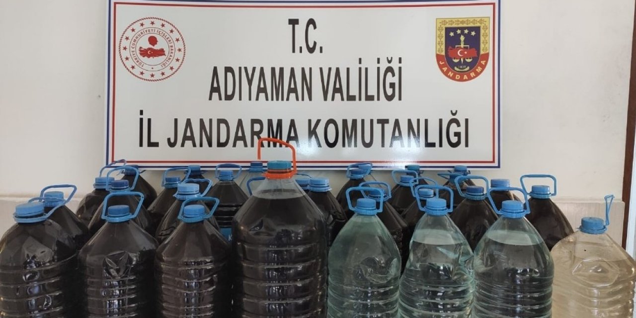Jandarma 160 Litre Sahte İçki Ele Geçirdi