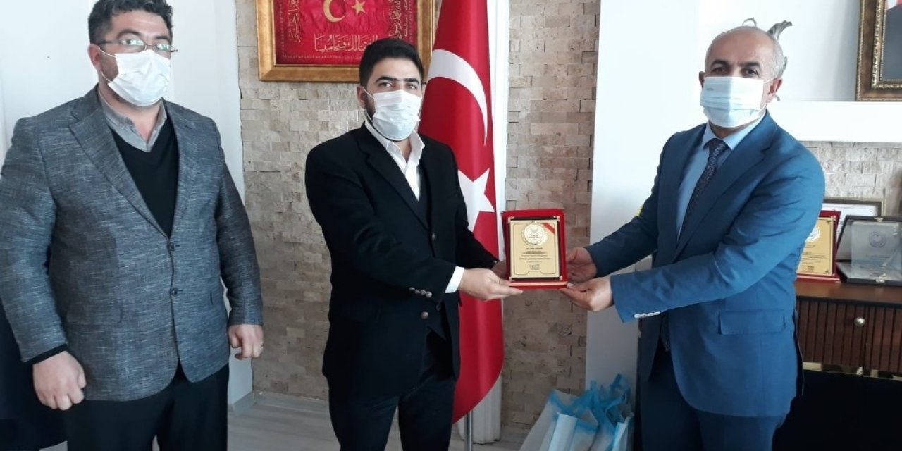 Tügva İl Temsilcisi Deniz’den Başkan Ensari’ye Ziyaret