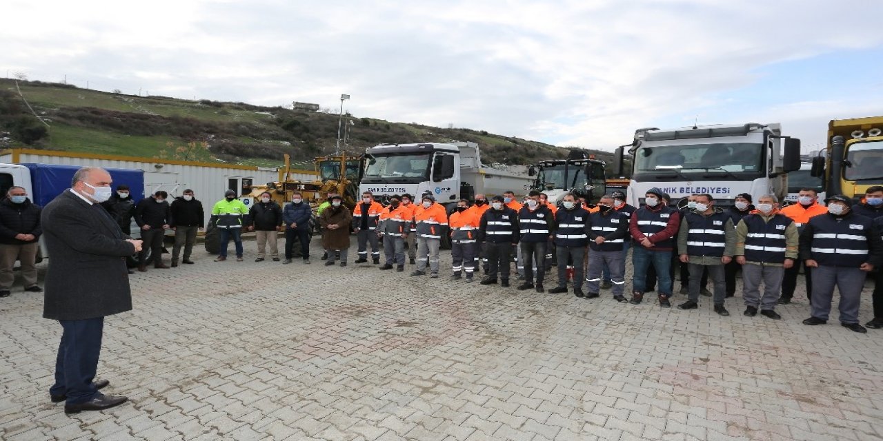 Sandıkçı’dan Saha Ekibine Teşekkür