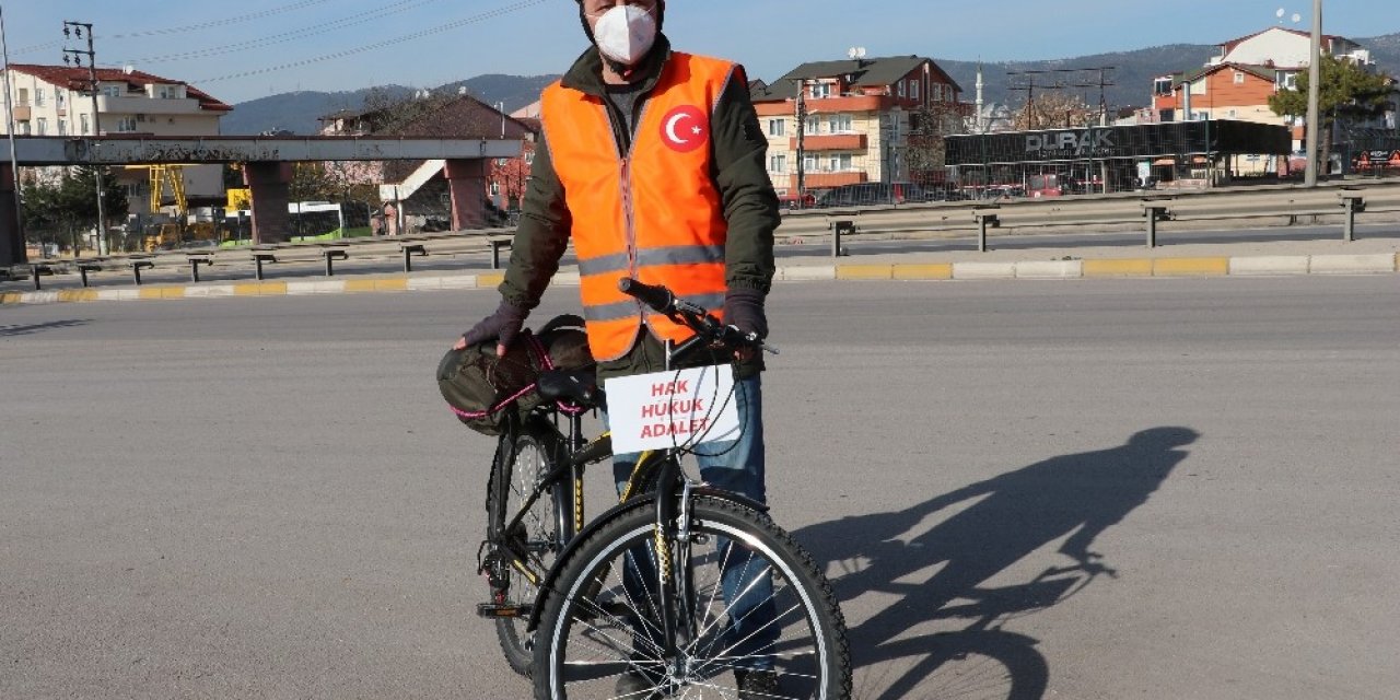 İbb’de İşten Çıkartılan İşçi, İstanbul’dan Ankara’ya Kadar Pedal Çeviriyor