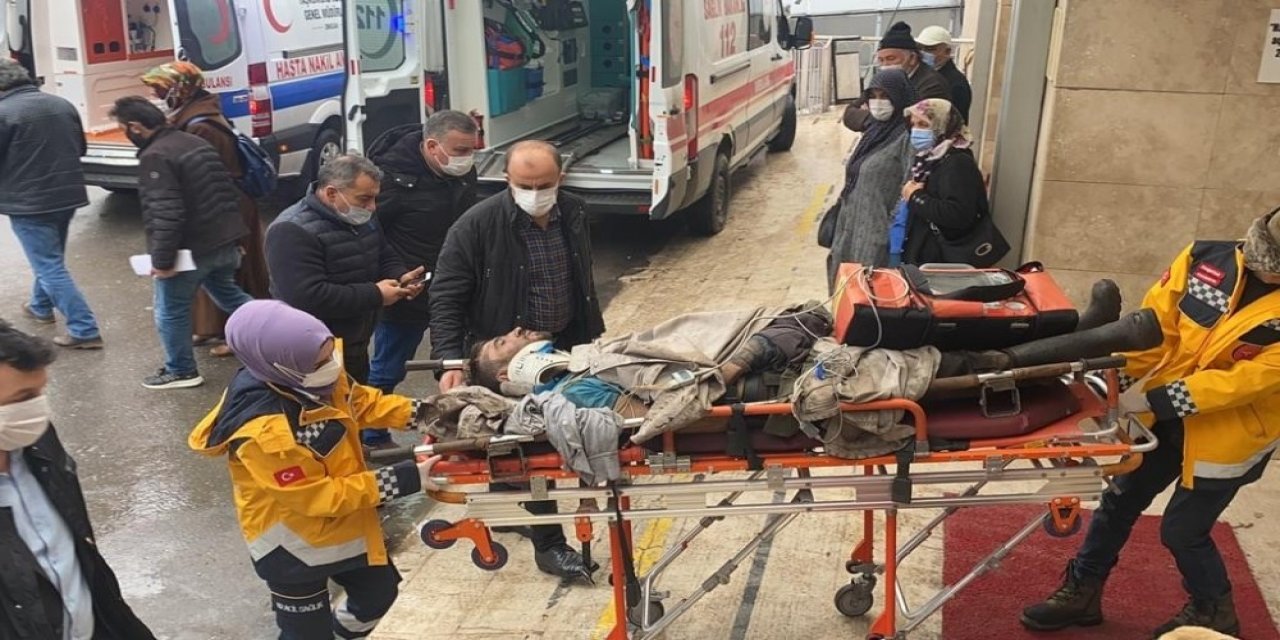 Zonguldak’ta Maden İşçisi, İş Kazasında Yaralandı