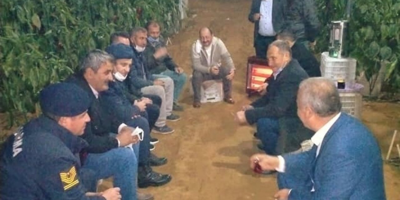 Aksu Protokolü Zirai Don Nöbetinde Üreticileri Unutmadı