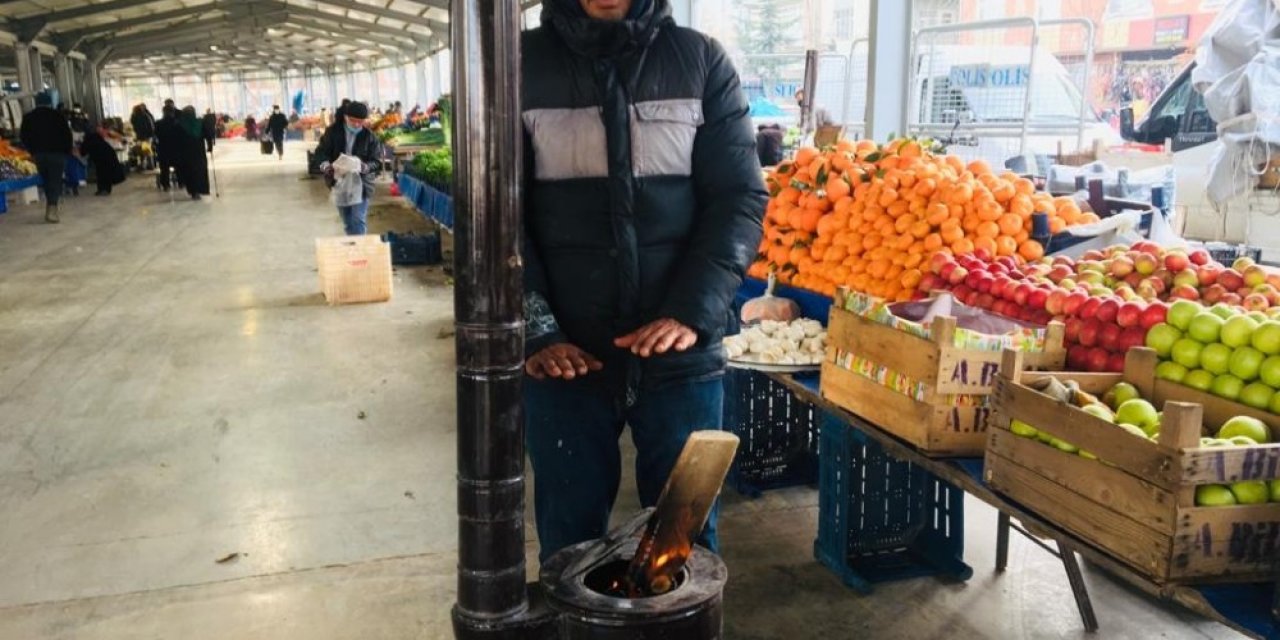 Pazarcı Esnafının Soğukla İmtihanı