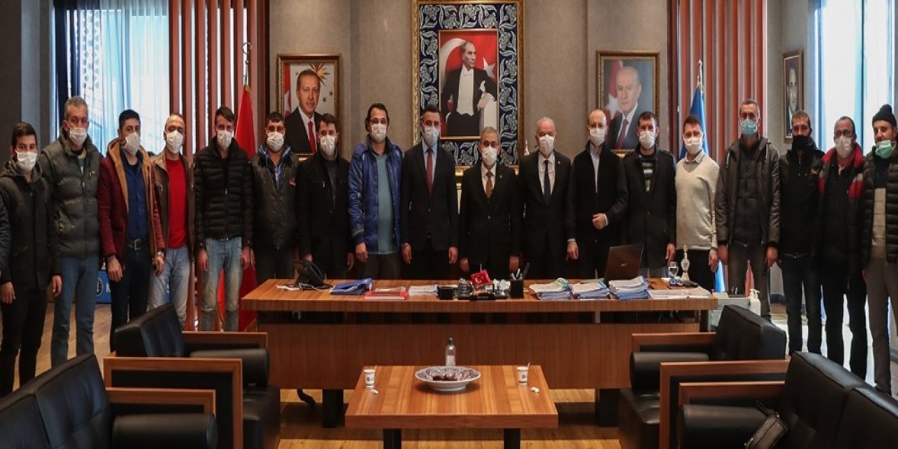 Başkan, İşçilere Başarılar Diledi