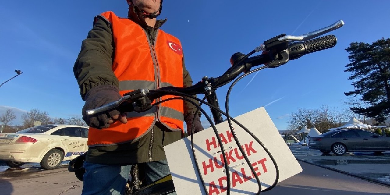 İstanbul’dan Ankara’ya Pedal Çeviren İşçi, Düzce’ye Ulaştı