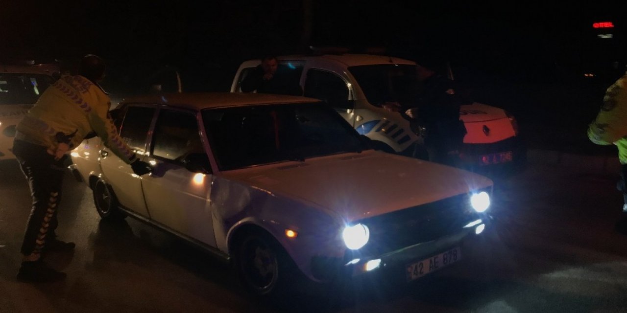 Konya’da Alkollü Sürücü Kovalamaca Sonucu Yakalandı