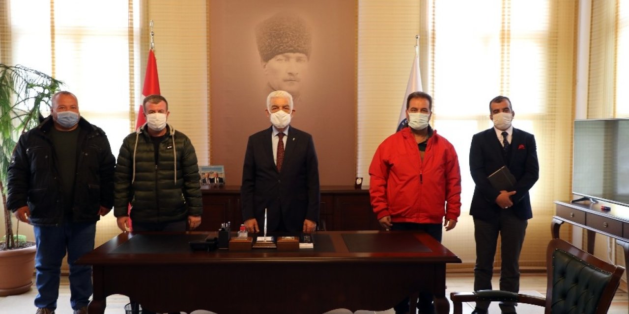 Denizcilerden Başkan Gürün’e Teşekkür