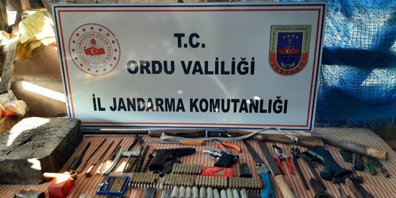 Ordu’da Kaçak Silah Atölyesine Baskın